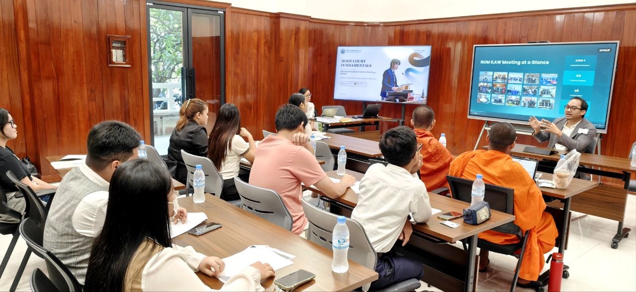 NUM iLAW Conducts Moot Court Fundamentals Training